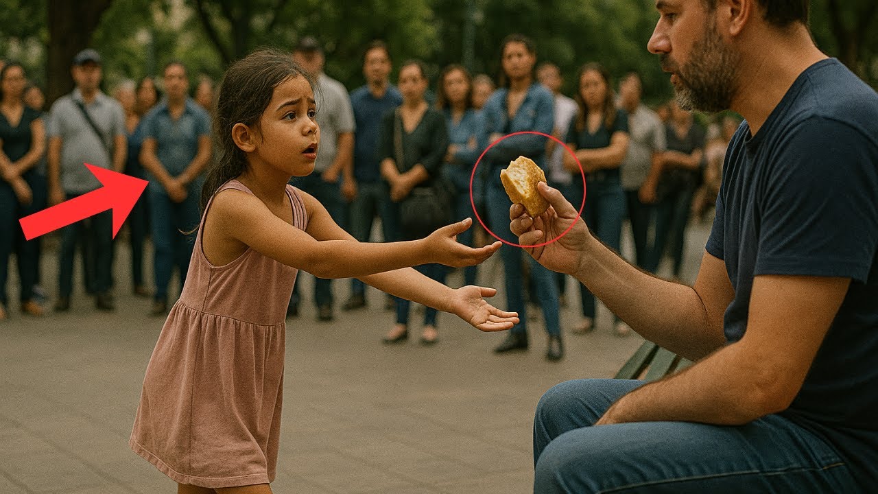 Se Eu Darçar Pra Você, Me Dá Um Pedaço De Pão? Perguntou A Menina Na Praça. A CIDADE PAROU PRA VER.