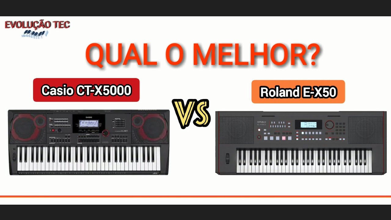 CASIO CT-X5000 VS ROLAND E-X50