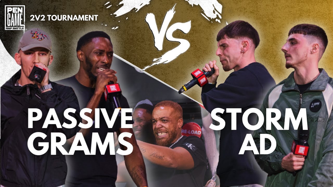 GRAMS & PASSIVE vs STORM & AD | PenGame Rap Battle 2024