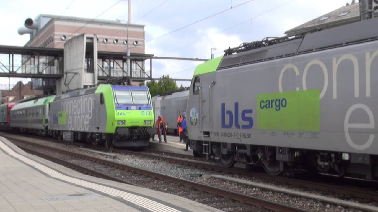 Bahnverkehr in Spiez & Depot Spiez