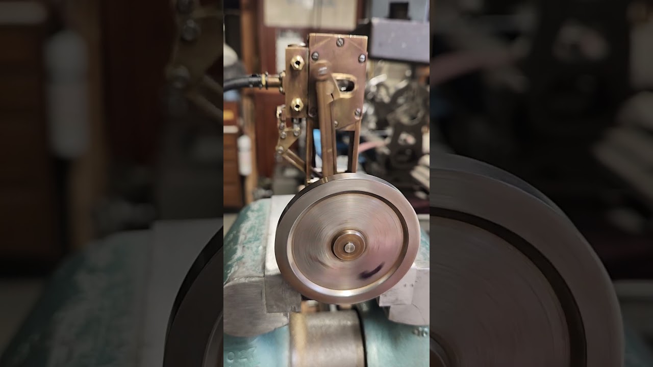 unusual steam engine trying to run.