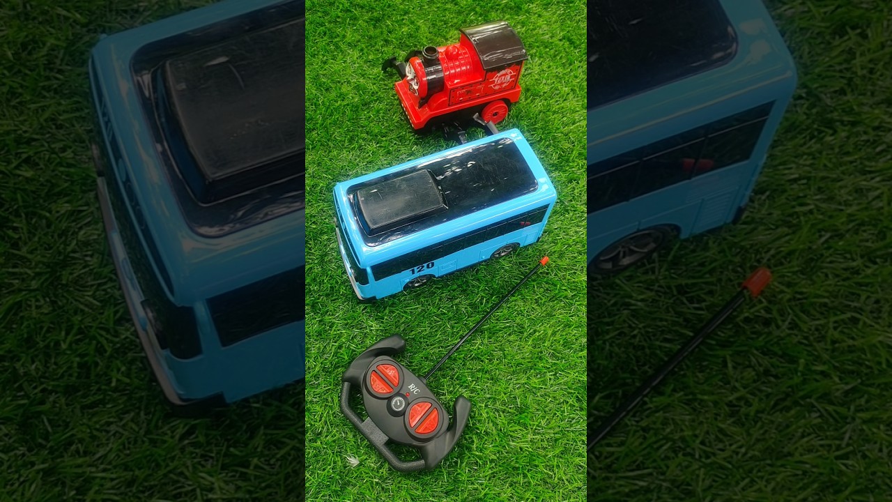 ASMR Unboxing and Testing RC Car Tayo The Little Bus and Choo Choo Charles Toys No Talking
