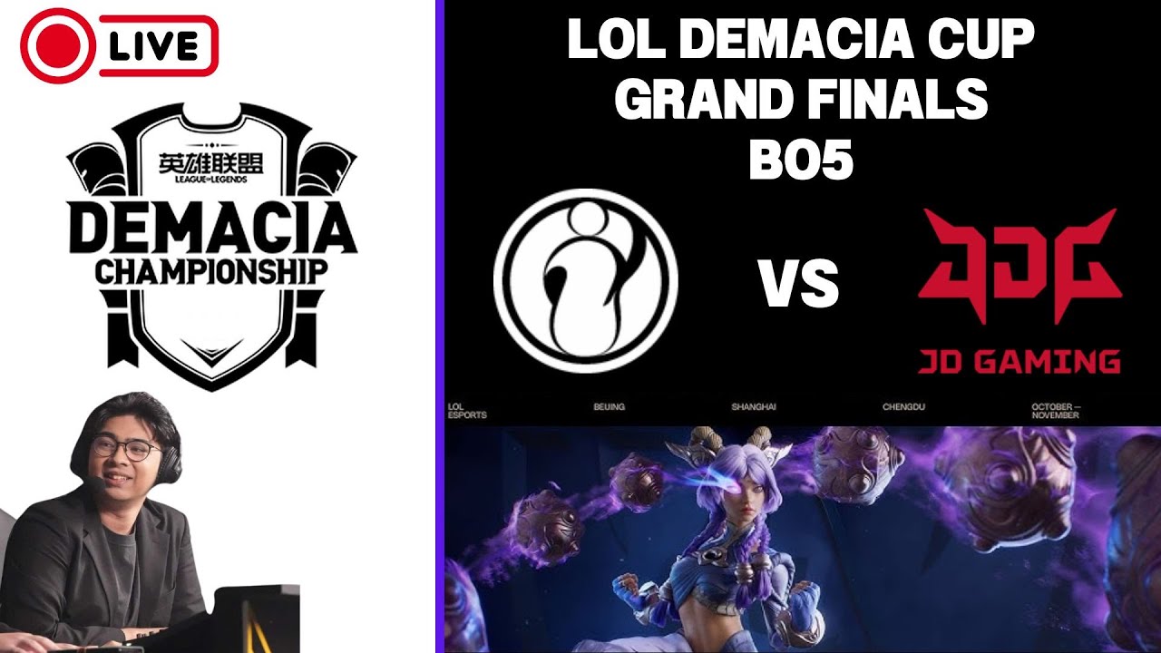 ดูแข่ง LoL Demacia Cup Grand Finals | IG vs JDG | !tengu !donate !เติมเกม