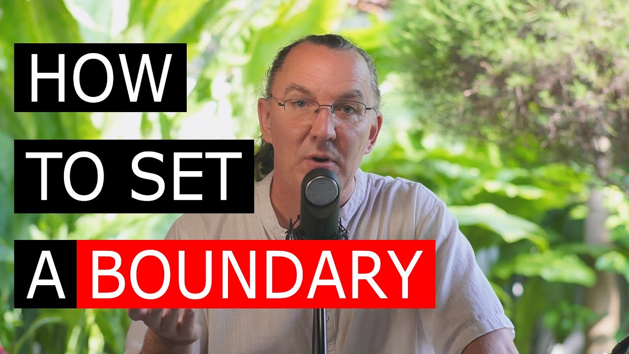 How to set a boundary