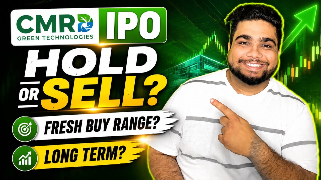 Hold or Sell? | Fresh Buy Range ?| cmr green technologies ipo