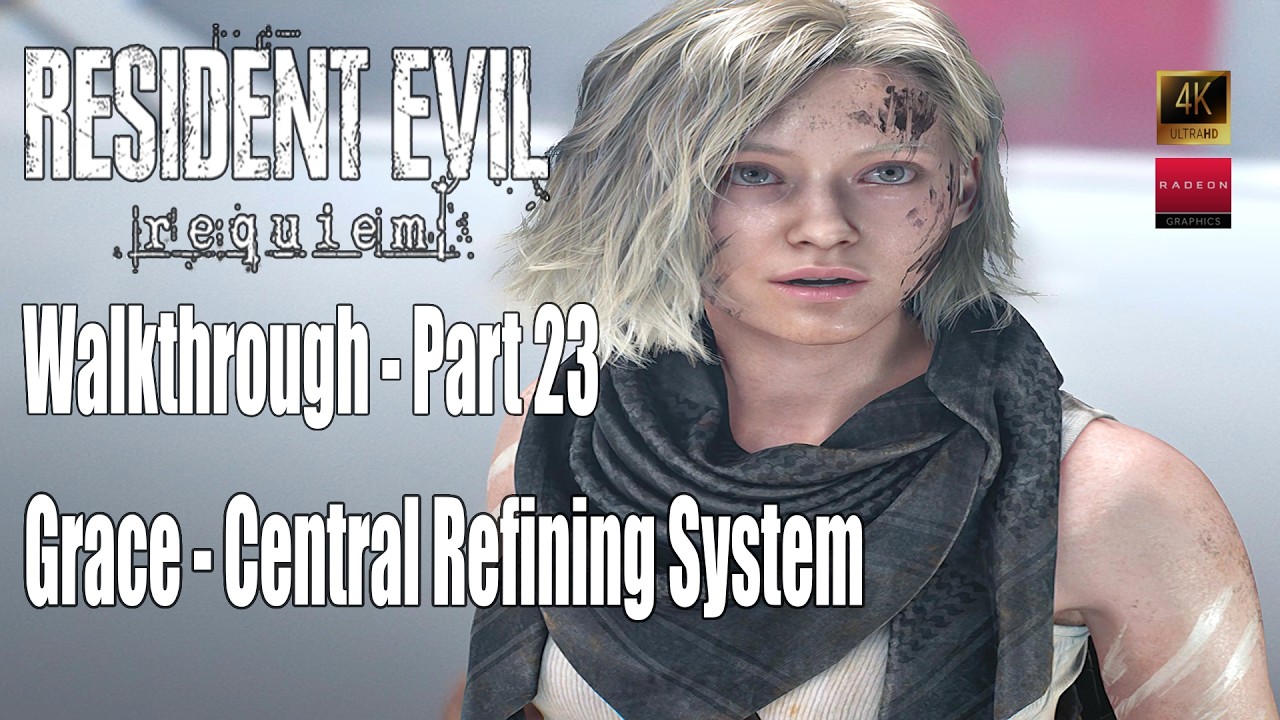 Resident Evil Requiem - Walkthrough Part 23 - Grace - Heading to Central Refining System