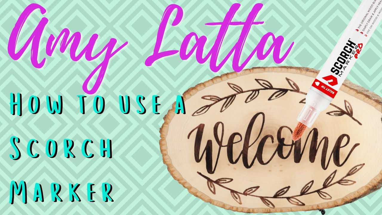 Burning a Scorch Marker Sign with Amy Latta