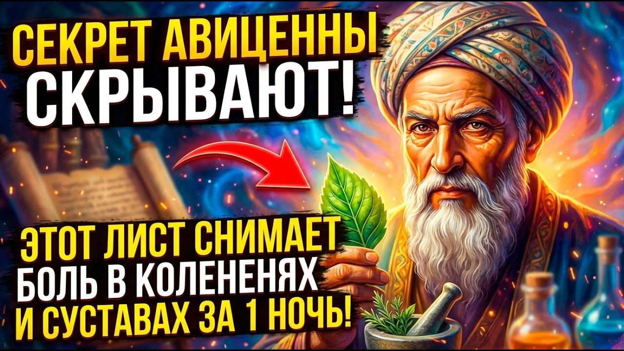 ОТКРЫТ ДРЕВНИЙ СПОСОБ АВИЦЕННЫ, КОТОРЫЙ СПАСАЕТ СУСТАВЫ…