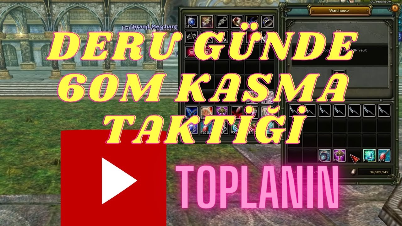 Knight Online Deru Günde 60 M kasma Taktiği #knightonline