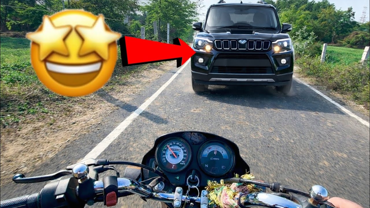 OMG😱 BLACK SCORPIO 11 | #driving #scorpio #offroad #splendor 