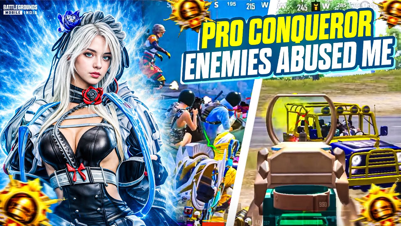 Pro CONQUEROR Players Abused 🤬 -2017 player vs Aggressive Players ☠️ | Zod Shiva 