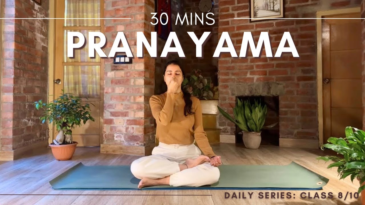 Серия упражнений пранаямы Шивананды - Занятие 8/10