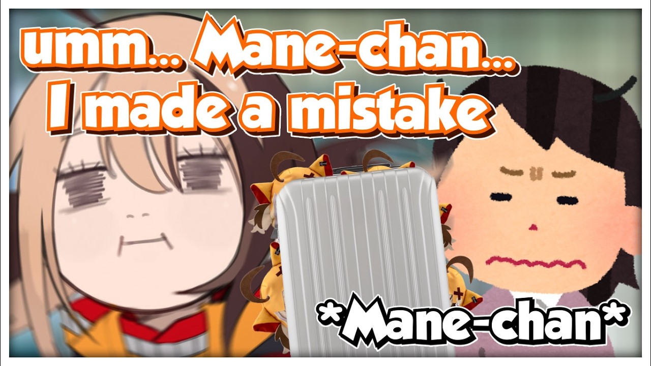 Mane-chan Told Gigi Not to Amass More Stuff Because Her Suitcase Is Full, Also Gigi :