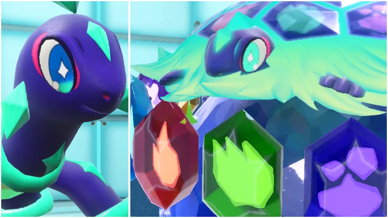 Полные формы команды Терапагос! Terapagos Terastal, Terapagos Stellar Moveset Pokemon Scarlet и V...