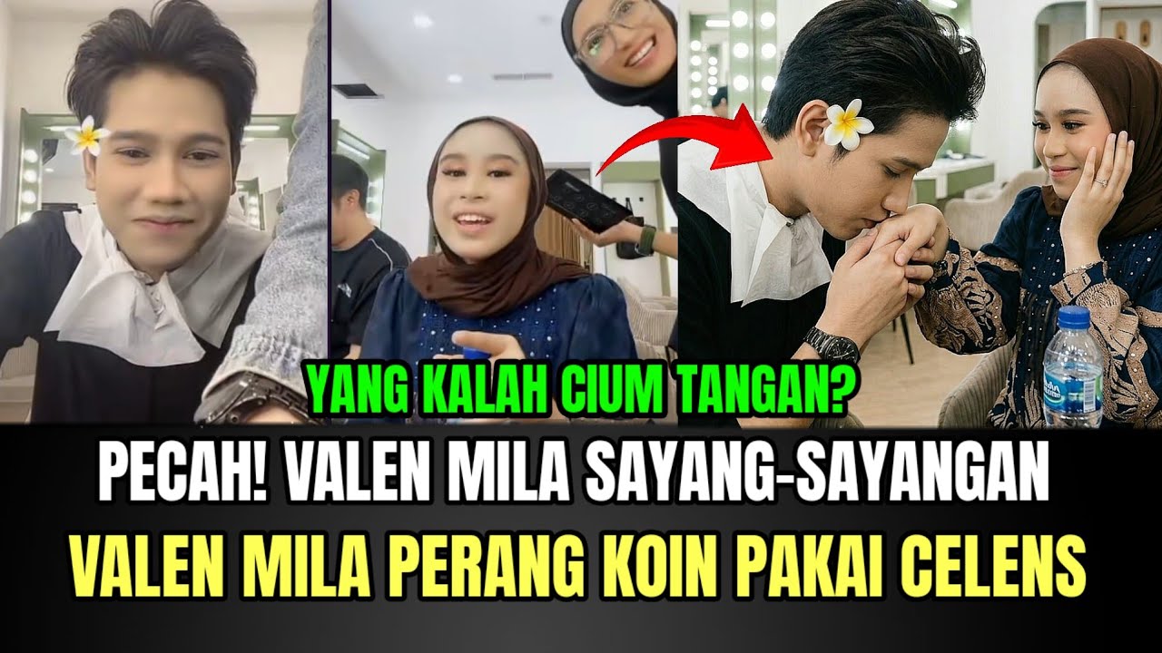 PECAH! Valen Mila Sayang-Sayangan, Mila Valen Perang Koin Pakai Celens!