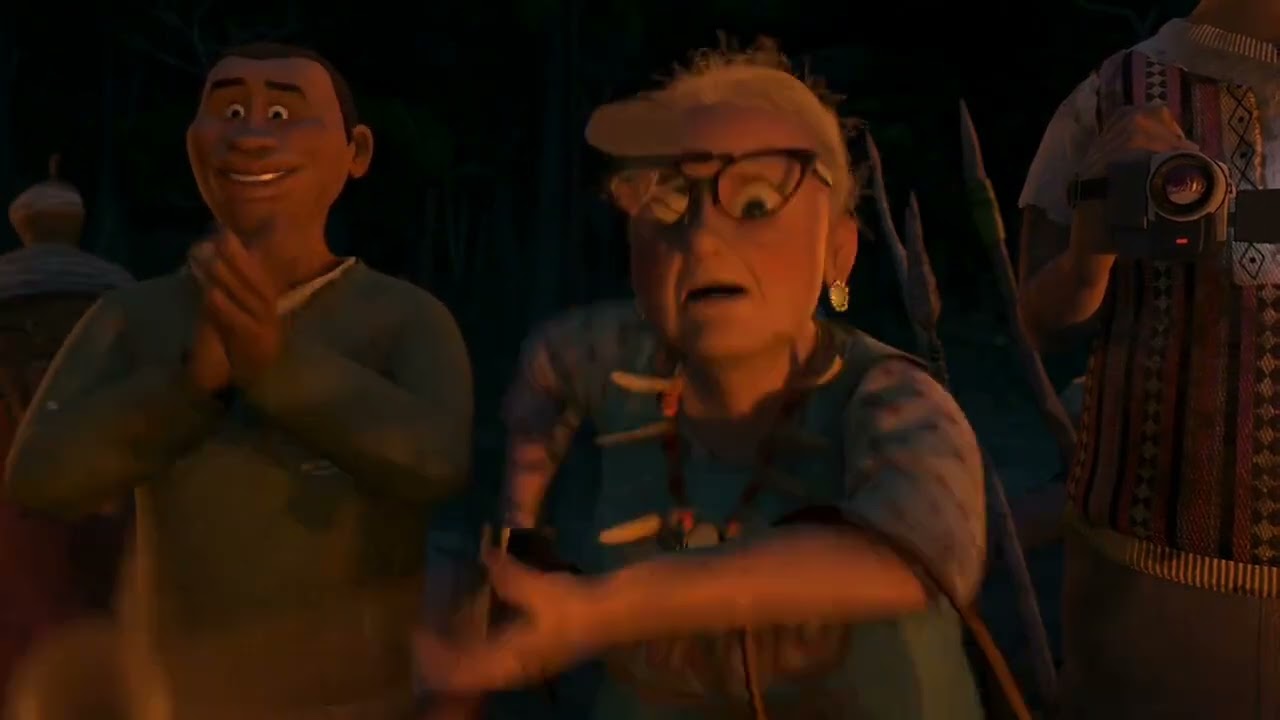Madagascar Escape 2 Africa 2008 Walt Disney Animation Studios Chicken Alex Dam scene Blue-ray