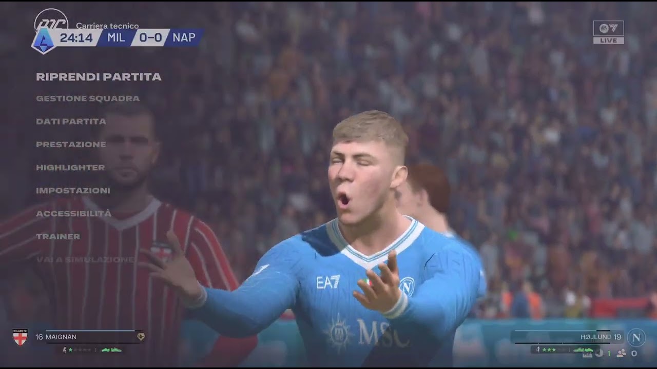 FC 26 Milan(cpu)/Napoli Leggenda FUMA ElMago Sliders