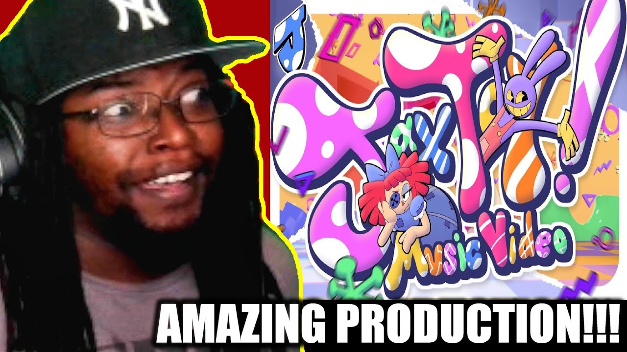 Jax Toy (ft Michael Kovach & Amanda Hufford) 【THE AMAZING DIGITAL CIRCUS FAN MUSIC VIDEO】DB Reaction