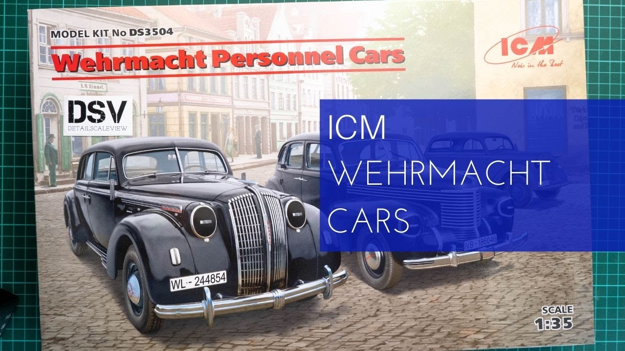 ICM 1/35 Wehrmacht Personnel Cars (DS3504) Review