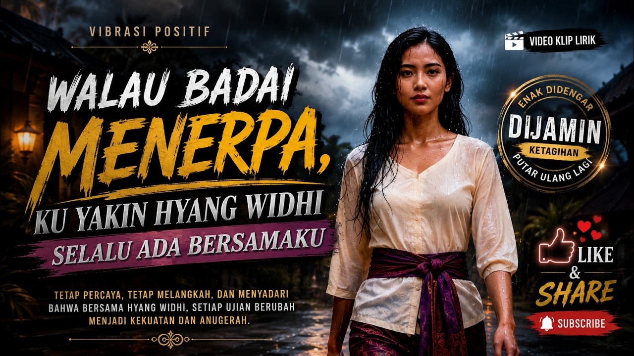 Walau Badai Menerpa, Ku Yakin Hyang Widhi Selalu Ada Bersamaku