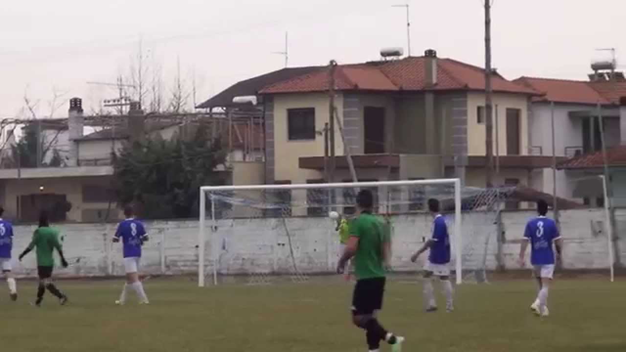 Θερμαϊκός Κορινού-Όλυμπος Λεπτοκαρυάς 0-3 HD 20η Α' ΕΠΣ Πιερίας 21-1-2015 Απόδραση επί 3 Λεπτοκαρυάς