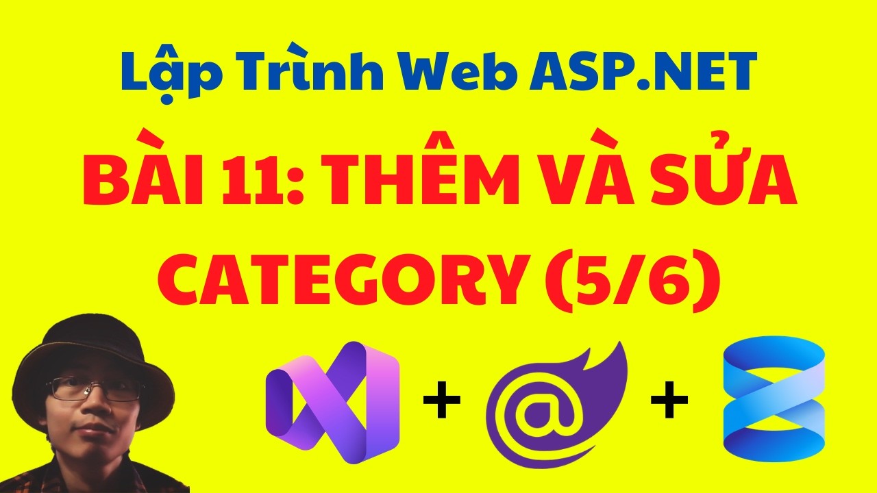 Blazor Server - Bài 11: Thêm Và Sửa Category (5/6)