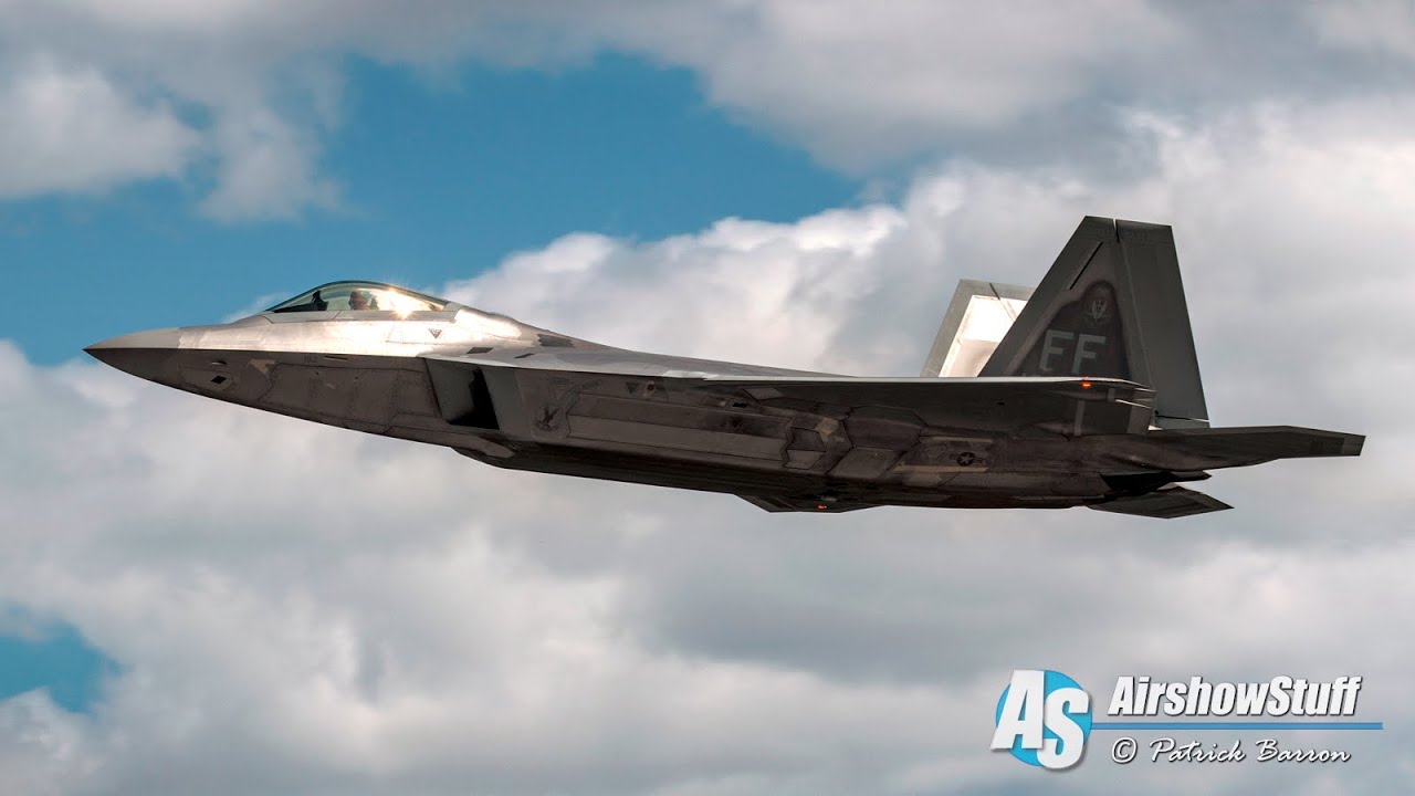 USAF F-22 Raptor Demo Team Arrival at EAA AirVenture Oshkosh 2015