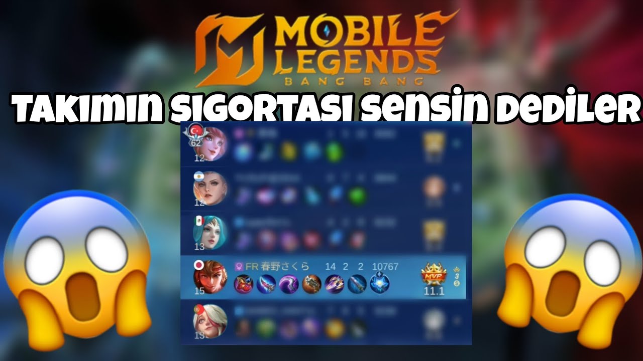 HER GÜN DAHA APTALININ DENG DÜŞTÜĞÜ BİR OYUN Mobile Legends 
