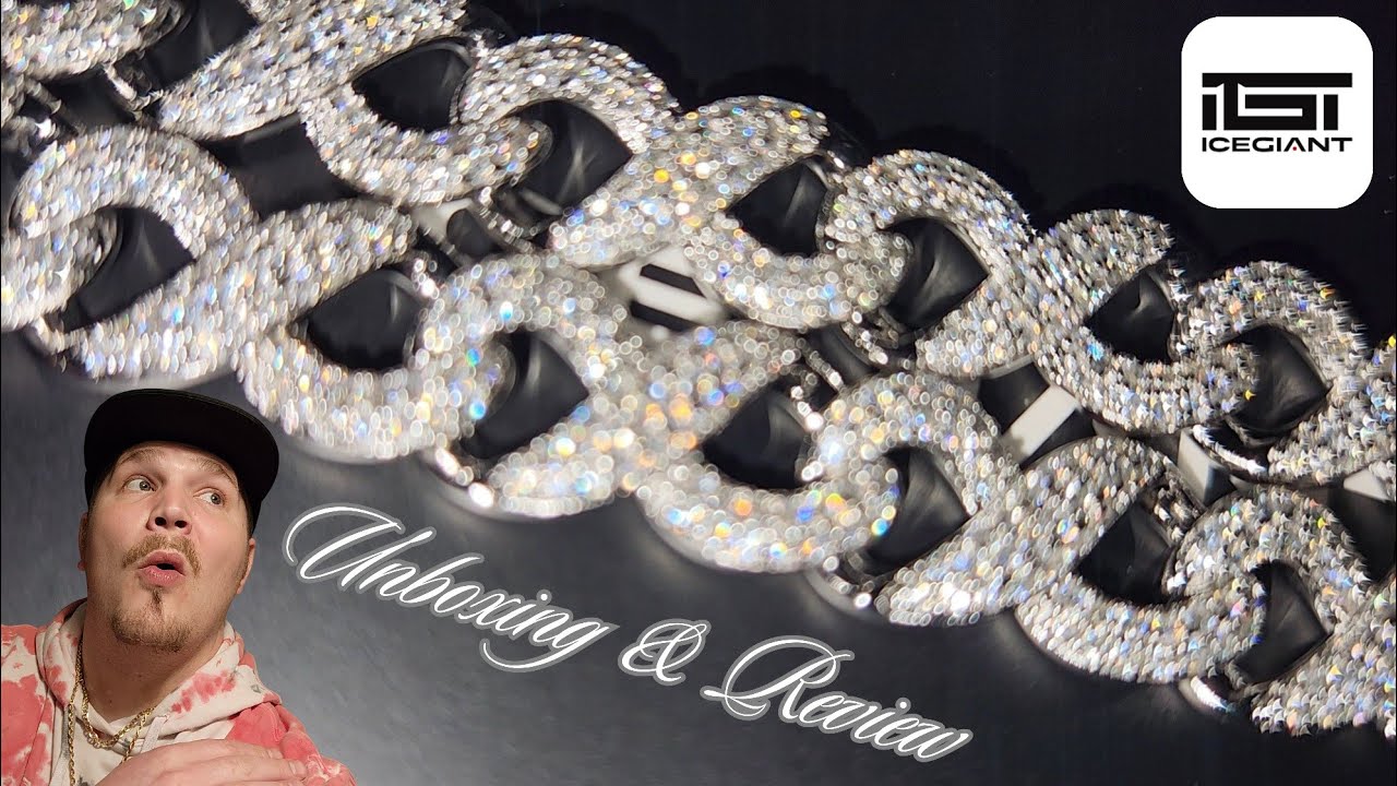 Icegiant 10mm Moissanite Infinity Link Chain! Kendrick Lamar Inspired Review!