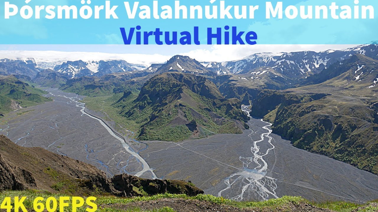 【4K60】 Iceland Hiking - Valahnúkur Mountain