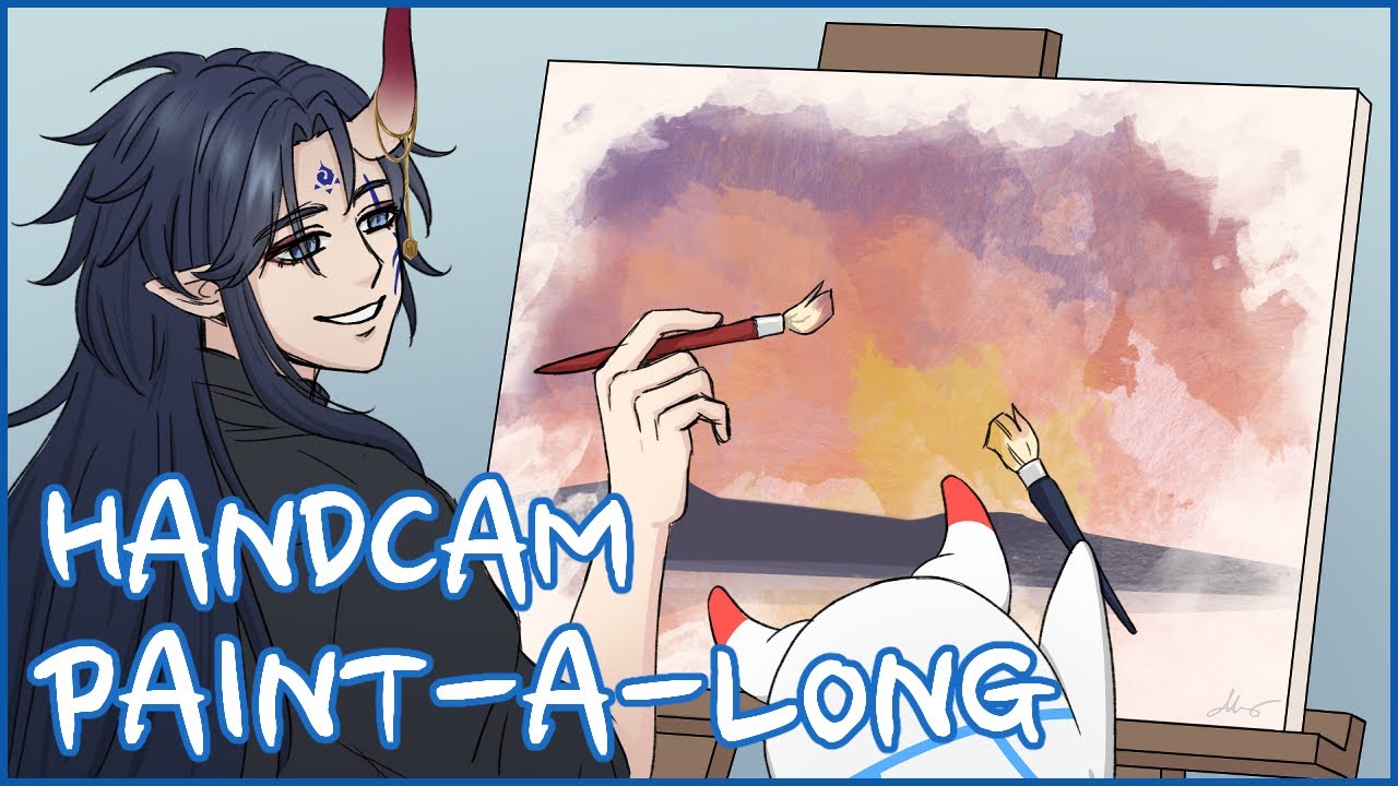 【 HANDCAM 】 BOB ROSS PAINT-A-LONG!