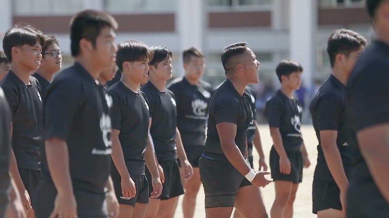 栄徳高校ラグビー部　令和5年度体育祭・集団演技 ハカ（Haka)