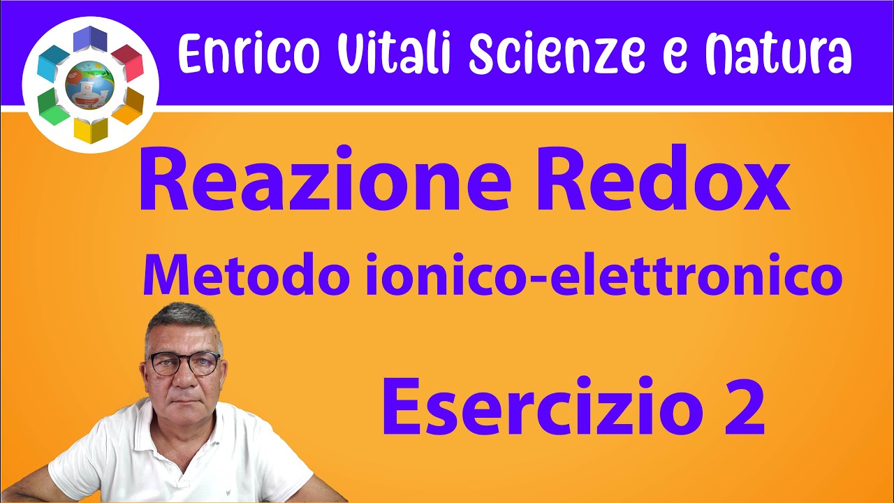 Bilanciamento reazione redox. Metodo ionico-elettronico. Esempio 2