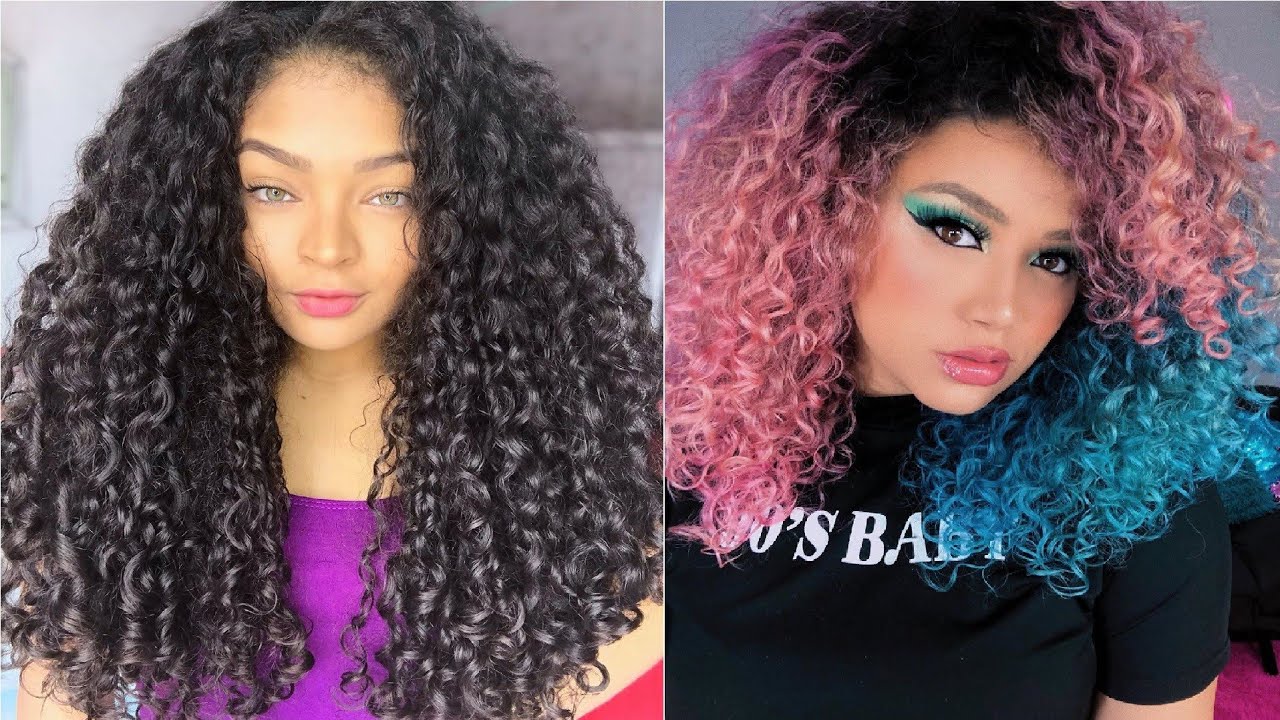 CURLY HAIR TUTORIAL COMPILATION 2020 #4