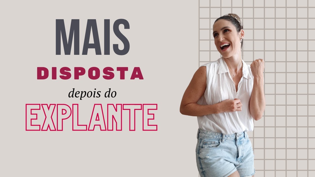 #Explante de silicone: menos cansaço após a cirurgia
