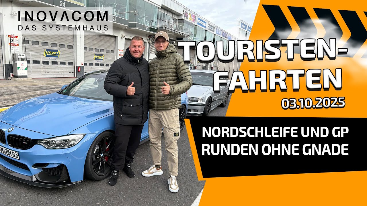 M4 Nürburgring 03.10.2025 – Erste Runde auf der GP-Strecke & Action pur mit Maximilian Weidele!