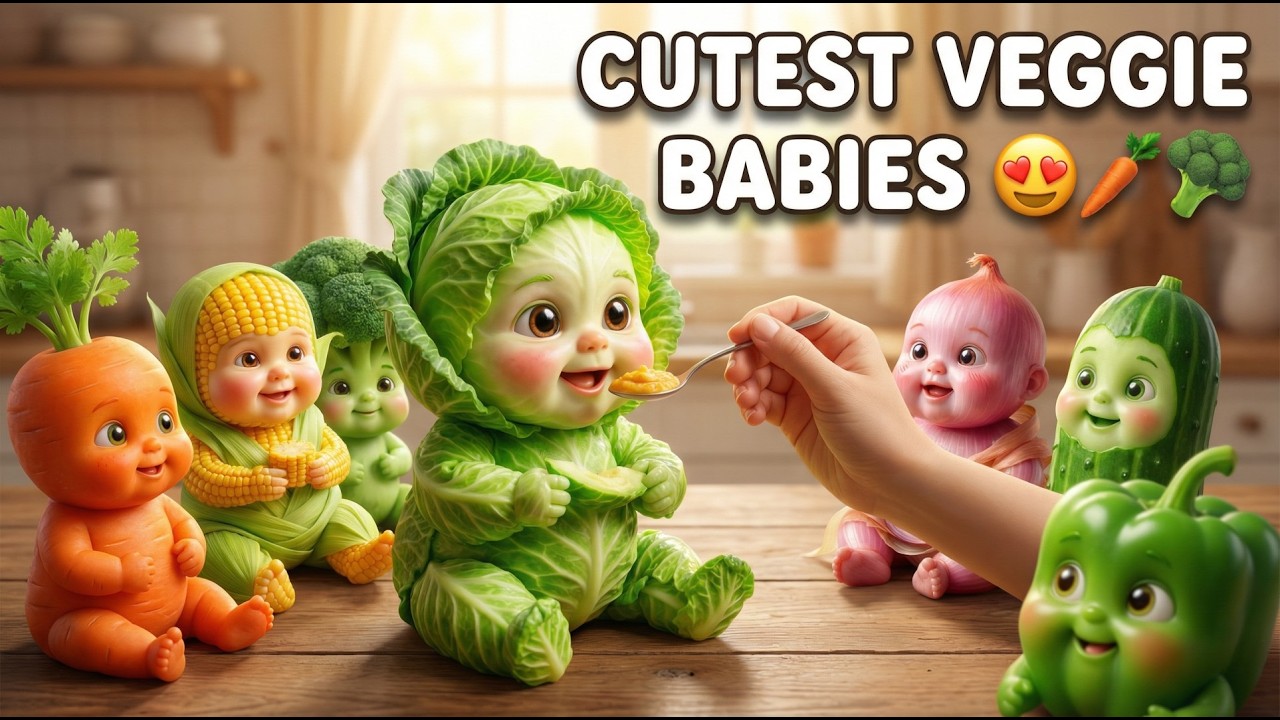 Cute Veggie Baby Moments You Can’t Ignore 🌱💖