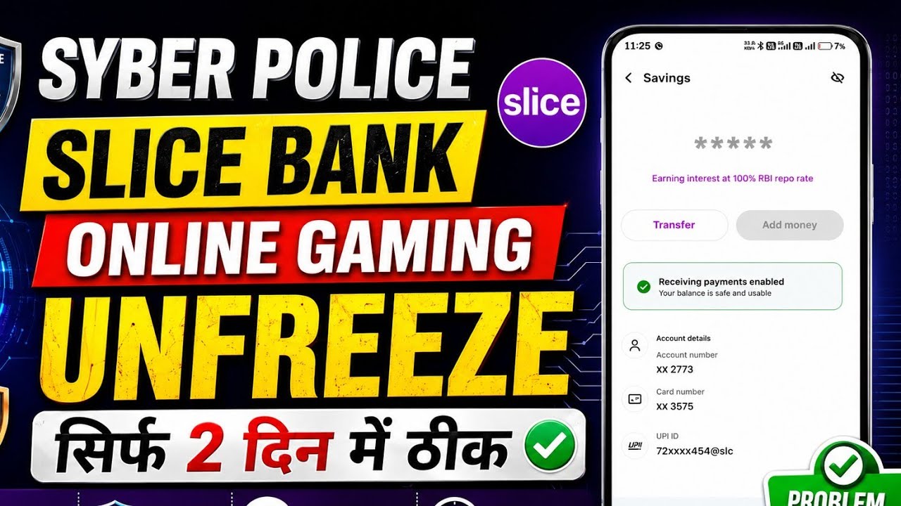 Slice Bank Account Freeze || Received Payment Disabled Slice Account 