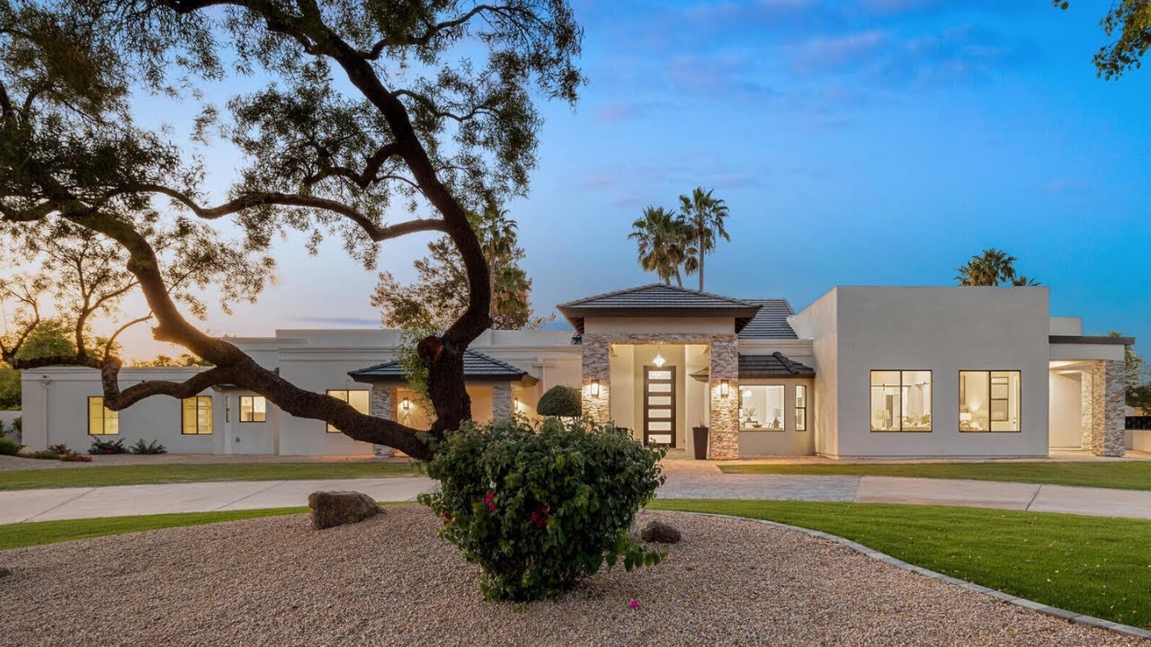 INSIDE A $4M Paradise Valley Luxury Home | Scottsdale Real Estate | Strietzel Brothers Tour