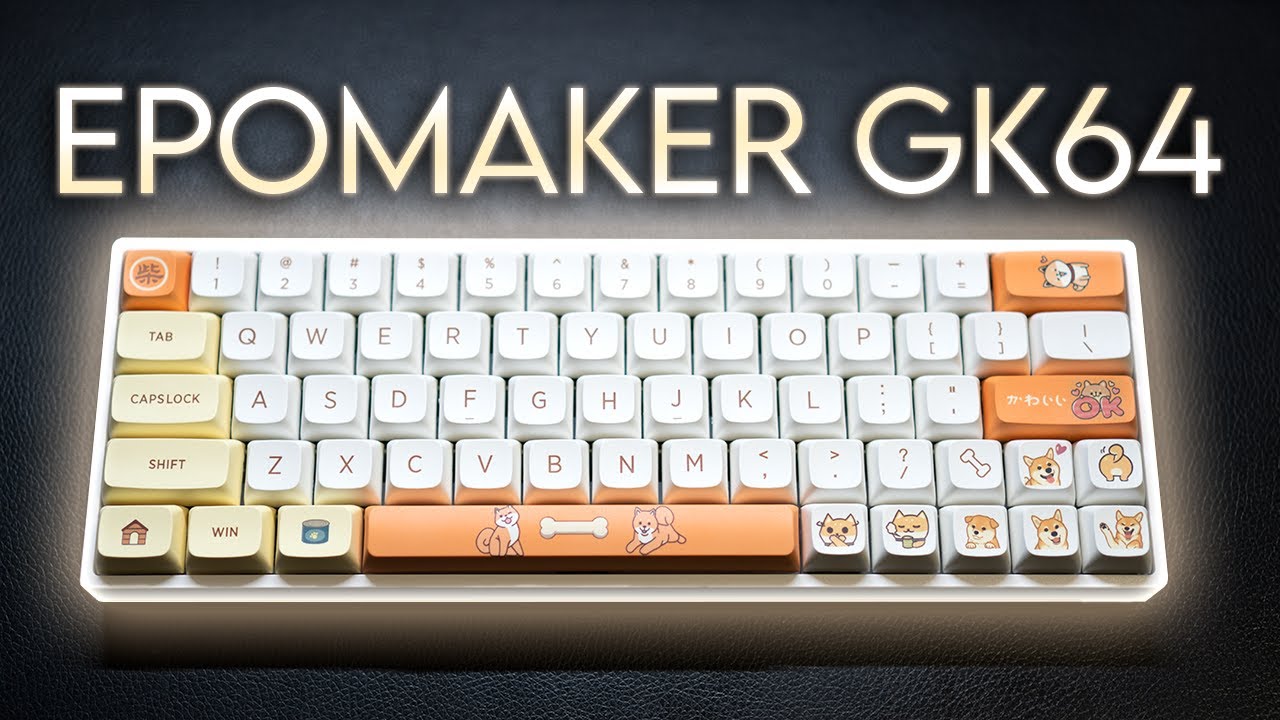 Epomaker GK64 Build + Mods | Akko Matcha Green Switches | Gummy O-Ring Mount