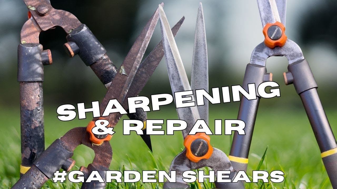 Fiskars Garden Shears Sharpening & Repair #beforeandafter