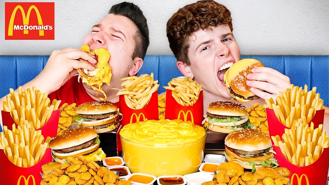 Eating Nikocado Avocado's McDonalds Order!
