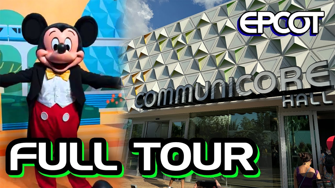 Communicore Hall & Plaza, Mickey & Friends Meet & Greet Tour - EPCOT
