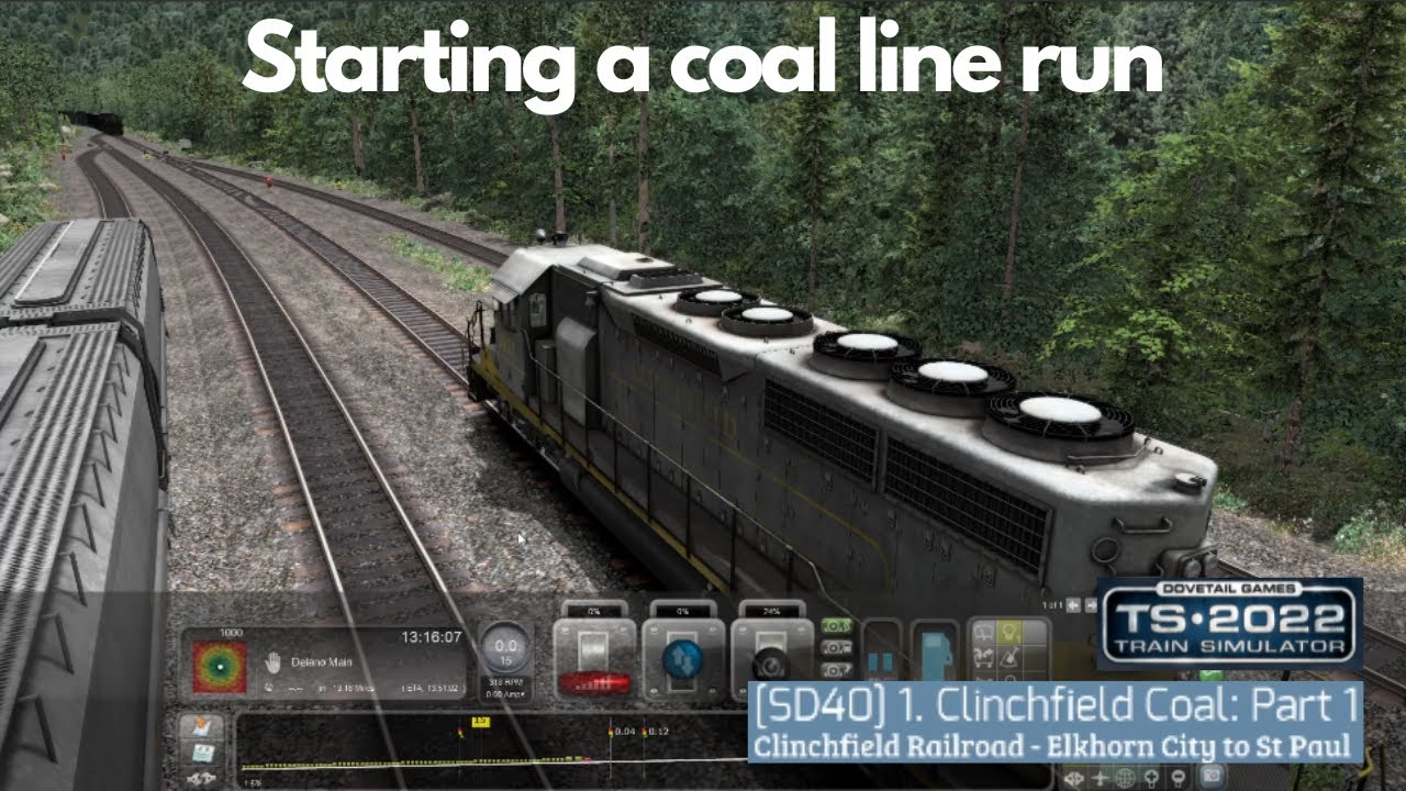 ДВИЖЕНИЕ ПО УГОЛЬНОЙ ЛИНИИ, ЧАСТЬ 1 | Клинчфилд (CRR) | Train Simulator