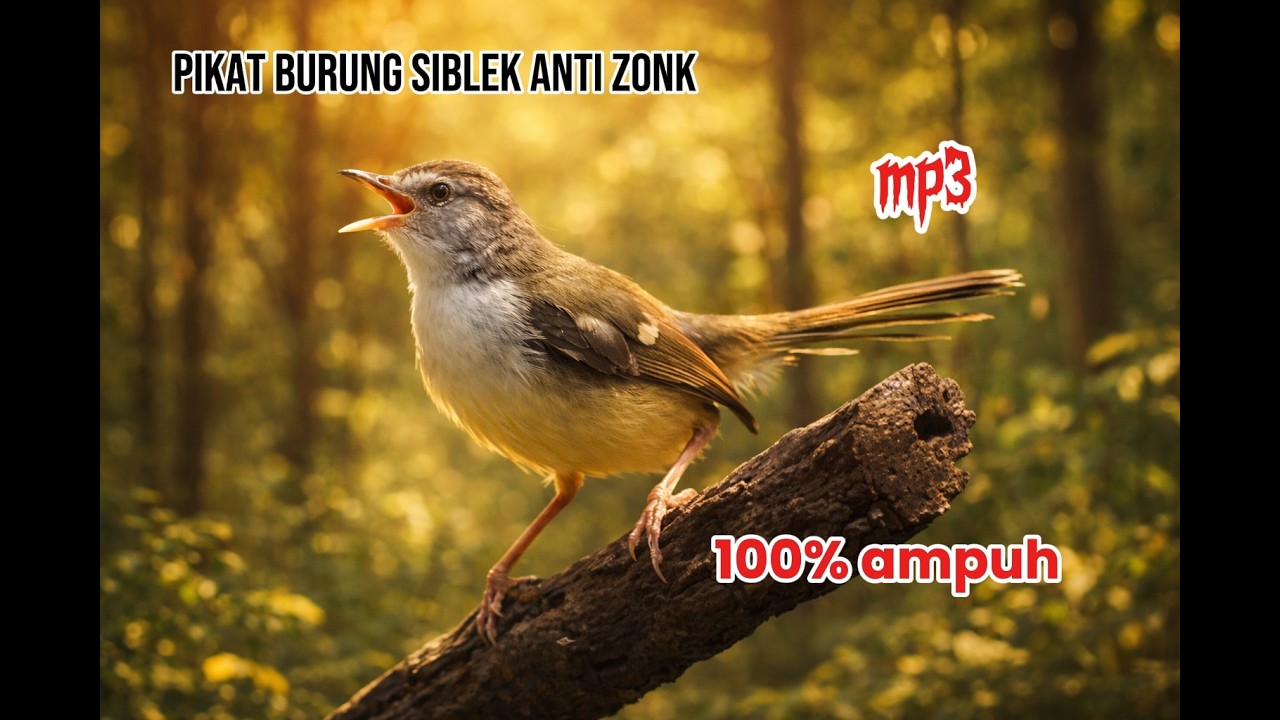 Suara pikat burung siblek mahal. Auto panen banyak