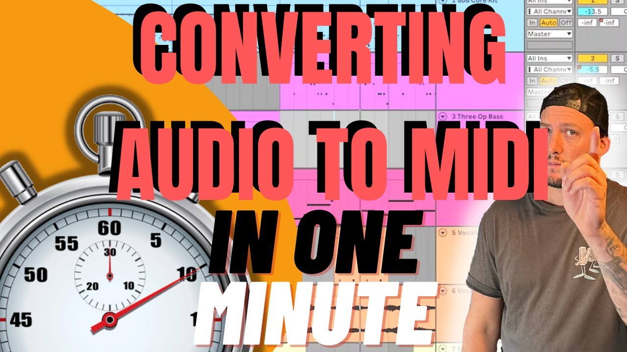 Преобразование аудио в MIDI в Ableton Live (одноминутный трюк, который действительно работает)