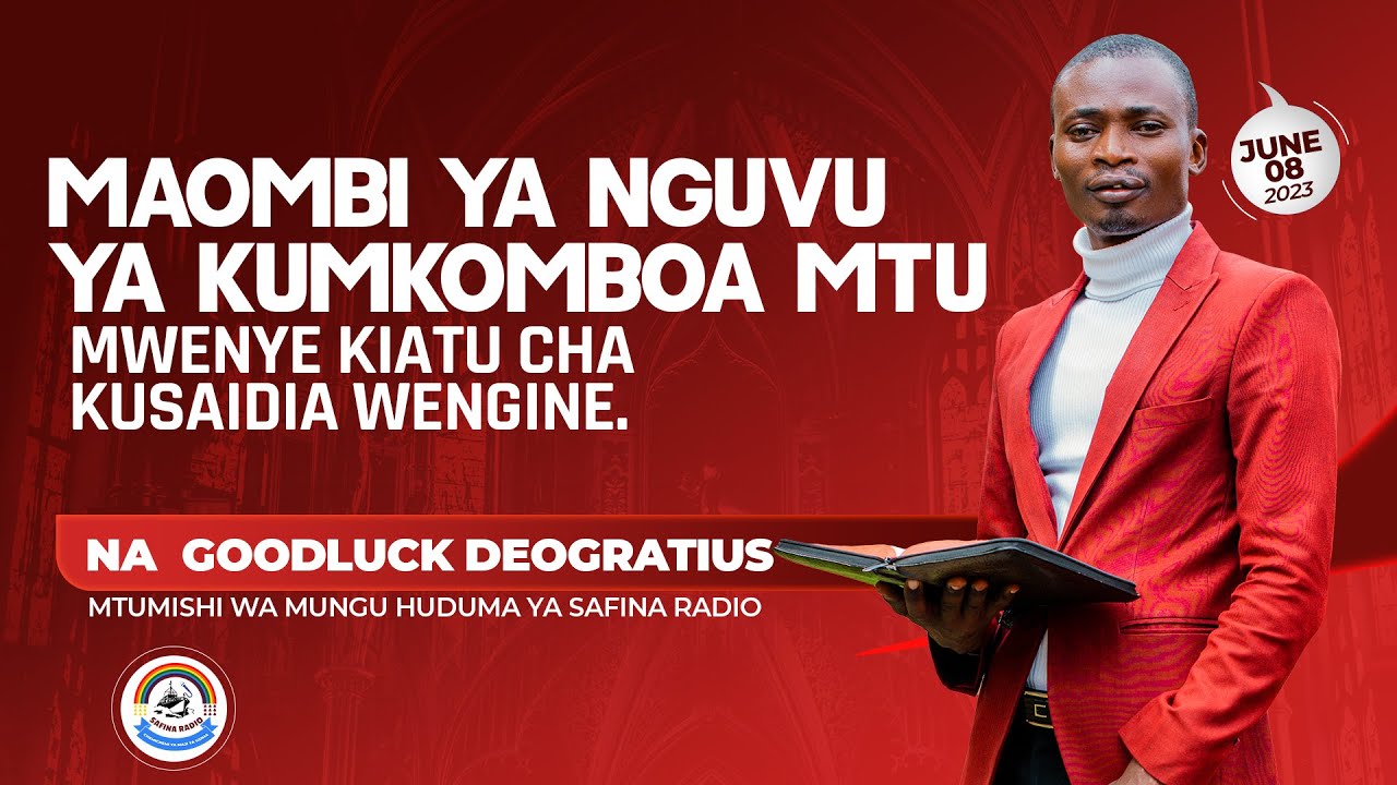 MTUMISHI GOODLUCK DEOGRATIUS-MAOMBI YA KUMKOMBOA MTU MWENYE KIATU CHA KUSAIDIA WENGINE-TAR:8/6/2023