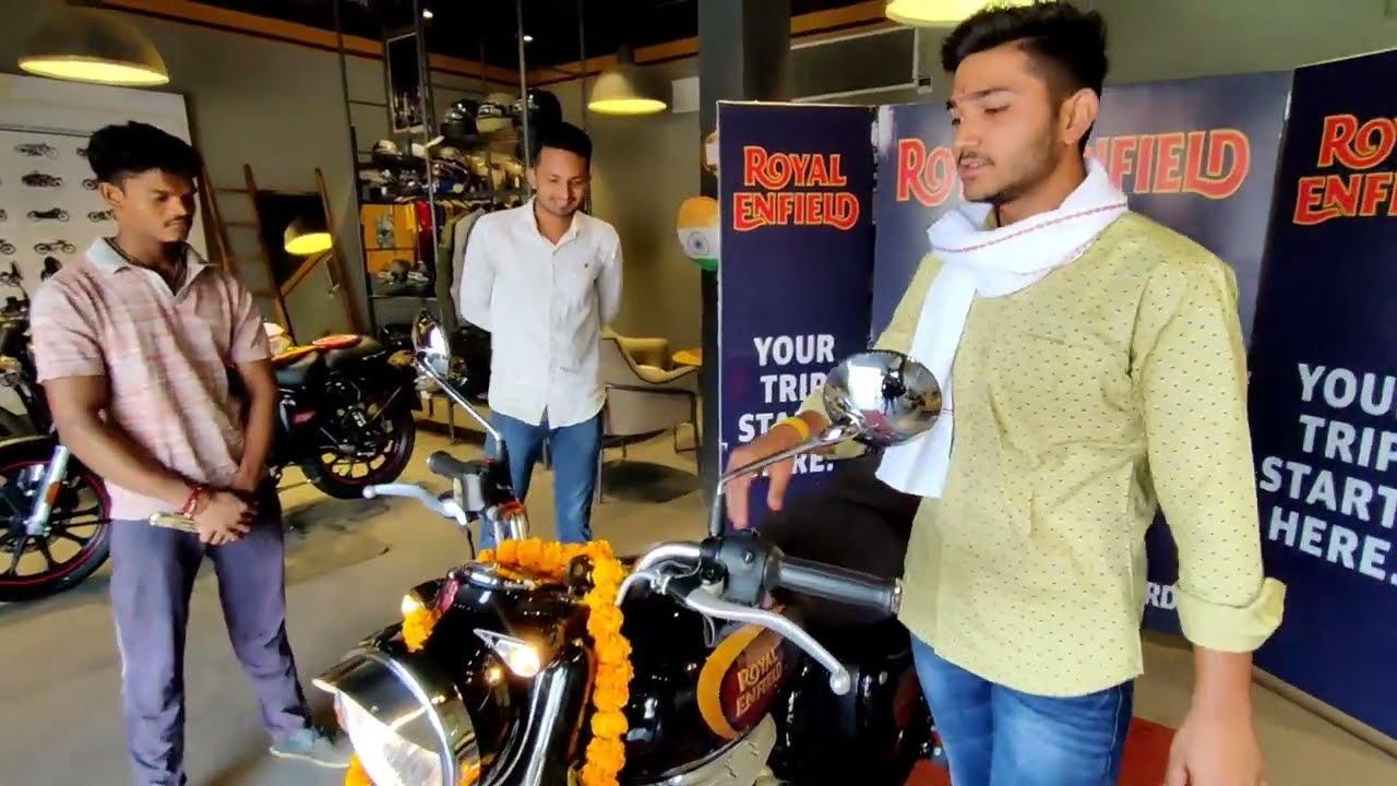 Top Model रानी आ गई 😍 Taking Delivery Our New Bike / Royal Enfield Next Generation Classic 350