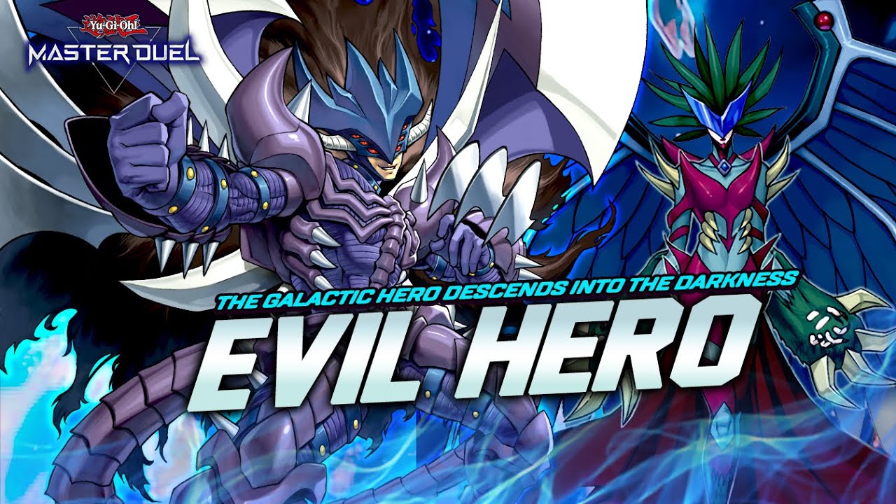 EVIL HERO DECK - When All Heroes Falling to the Dark Evilness! [ Master Duel ]