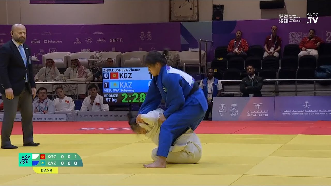 KAZAKHSTAN  🇰🇿 VS KYRGYZSTAN 🇰🇬 Islamic Solidarity Games Riyadh JUDO | Bronze medal contest TEAMS